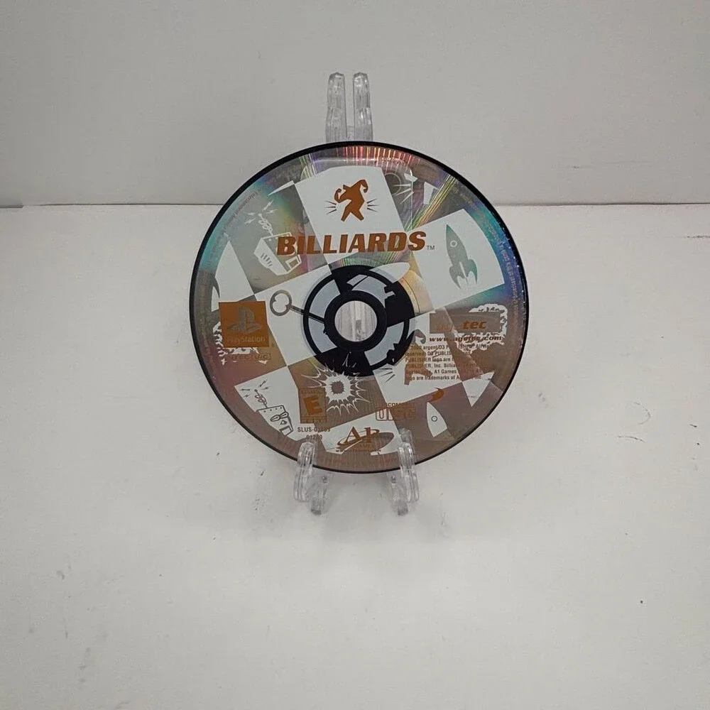 Billiards PS1 (Sony PlayStation, 2001) Agetec SLUS-01269 Disc Only